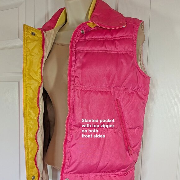 Vintage 1st Down Salt Lake City, Utah Puffer Vest, Sz Medium, Goose down filled - Picture 6 of 17